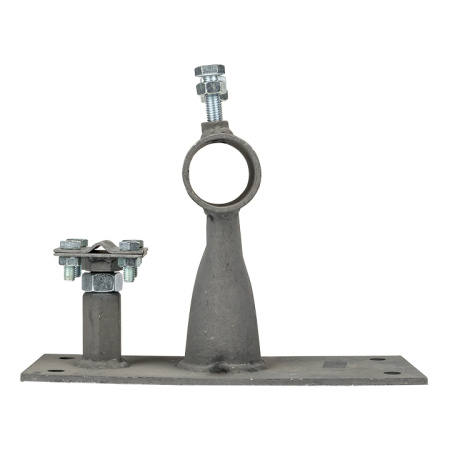 Держатель мачты молниеприемника к стене, D=40мм, вынос 100мм с гайкой PROxima EKF