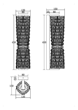 Настенный светильник (бра) 1*LED 6Вт Хром IP20 Coil MOD125WL-L6CH3K Maytoni