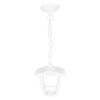 11-159 Светильник садово-парковый, подвесной, «Марсель», Е27х60Вт, 4-х гранный, пластик, белый, прозрачный поликарбонат, 164х164х526мм, НСУ... APEYRON