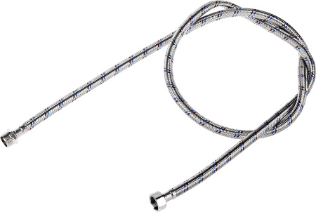 Подводка гибкая для воды, оплетка из нержавеющей стали, г/ш 1/2" - 1,5м ЗУБР