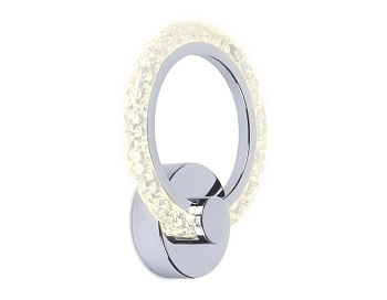 Настенный светодиодный светильник FA415 CH хром 6400K/3000K/4200K 12W 230*190*60 Ambrella Light