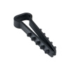 Дюбель-хомут (5х10 мм) для плоского кабеля черный (10 шт) PROxima EKF