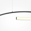 Подвесной светильник LED 31Вт Черный IP20 Curve MOD242PL-L33BK Maytoni