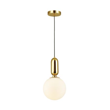 Подвес E27 1*40W (тип лампы СВЕЧА ) 220V OKIA золотой/белый ODEON LIGHT