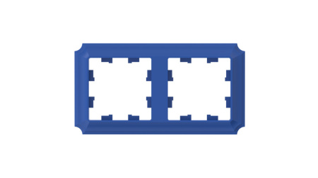 ATLASDESIGN ANTIQUE 2-постовая РАМКА, универсальная, АКВАМАРИН Schneider Electric