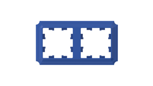 ATLASDESIGN ANTIQUE 2-постовая РАМКА, универсальная, АКВАМАРИН Schneider Electric