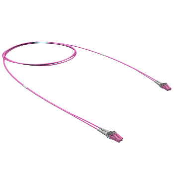 Оптический коммутационный шнур Duplеx LC/UPC-LC/UPC, 50/125 (OM4), 20 м DKC