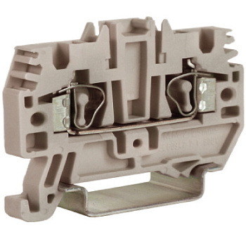 HMM.2GR, проходной зажим 2,5 кв.мм серый DKC