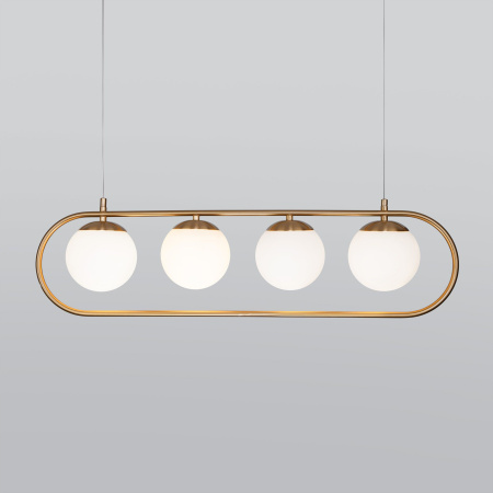 Подвесной светильник с плафонами 4*E27 60Вт золотой IP20 Ringo (50089/4 золото) Eurosvet