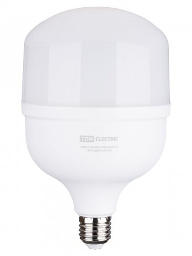Лампа светодиодная T 40 Вт, 230 В, 6500 К, E27 (120x190 мм) TDM фото 3
