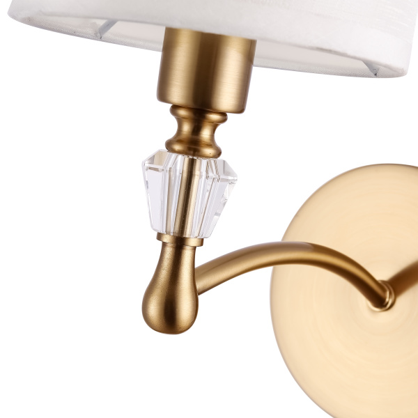 Настенный светильник (бра) 1*E14 40Вт Латунь IP20 Riverside FR1007WL-01BS Freya