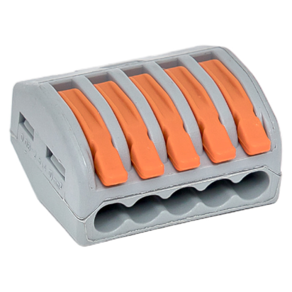 Клемма СМК 222-415 с рычагом 5 отверстий блистер PROxima EKF