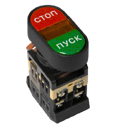 Кнопка APBB-22N "Пуск-Стоп" овальная 24В NO+NC PROxima EKF