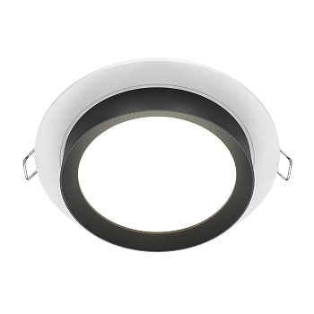 Встраиваемый светильник 1*GX53 15Вт Бело-черный IP20 Downlight DL086-GX53-RD-WB Technical Maytoni