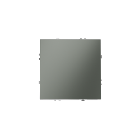 Выключатель с самовозвратом встраиваемый Voltum S70 одноклавишный 10А, (титан)