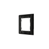 Рамка стеклянная Voltum S70 на 1 пост, (черный, стекло)