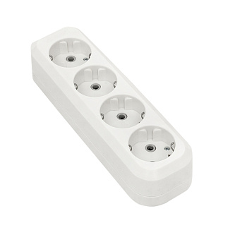 Колодка 4 гн, 16А 3,5кВт с/з Эксперт PROxima EKF