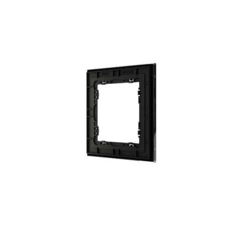 Рамка стеклянная Voltum S70 на 1 пост, (черный, стекло)