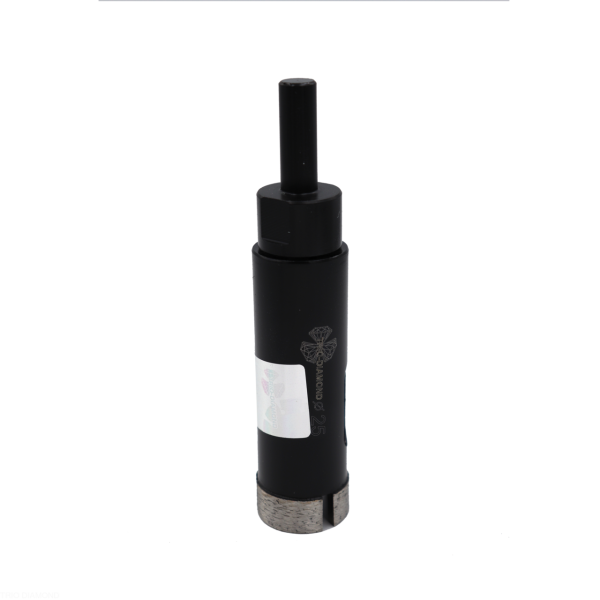 Коронка алмазная по керамограниту 25 мм Серебряная пайка GCB762 Trio-Diamond