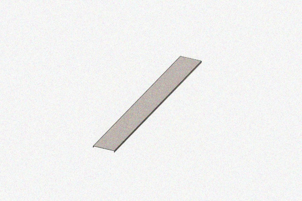 Крышка лотка КЛ 200 без покрытия, S1,5