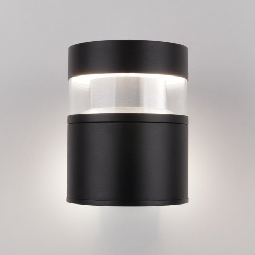 Уличный настенный светодиодный светильник 12Вт 4000К черный IP54 (a052244) Elektrostandard фото 2