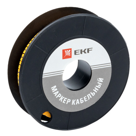 Маркер кабельный 4,0 мм2 "1" (500 шт) (ЕС-2) PROxima EKF