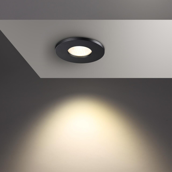 Св-к встр.влагозащ.IP44 GU10 50W 220V AQUA черный NOVOTECH