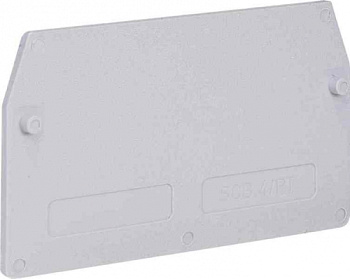 SCB/4/PT/GR, торцевой изолятор серый для SCB.5 DKC