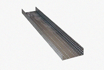 Лоток перфорированный ЛМ 100х80х3000 УТ1,5, горячее цинкование, S2,0