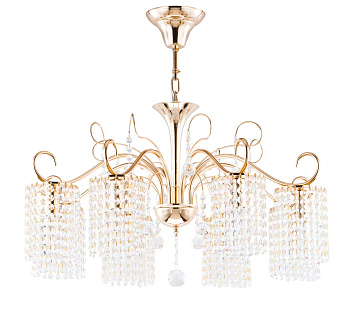 Люстра 8*E14 40Вт Золото IP20 Leona FR1127-PL-08-G Freya