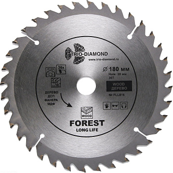 Диск пильный 180*20*36Т FLL816 Trio-Diamond