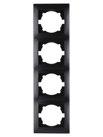 Рамка 4-х постовая вертикальная графит "Лама" TDM