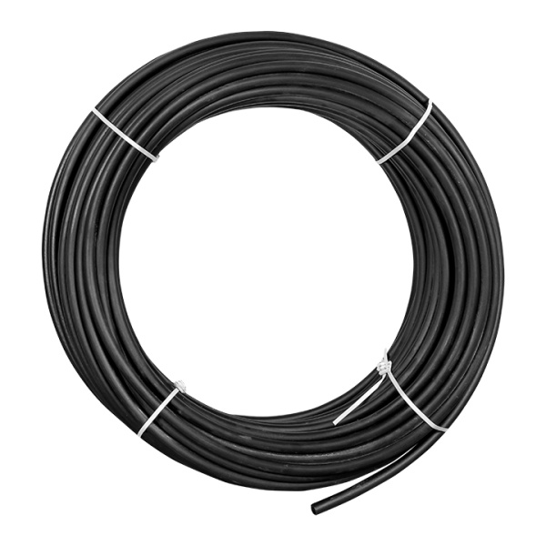 Труба гладкая ПНД жесткая d25 мм (100 м) черная EKF-Plast