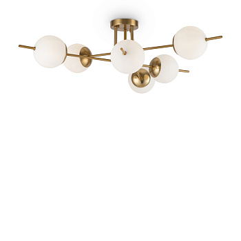 Потолочный светильник 6*E27 60Вт Латунь IP20 Damask FR5205PL-06BS Freya