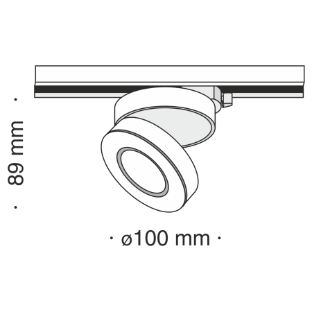 Светильник трековый 12Вт 4000K Белый IP20 Magic TR006-1-12W3K-W4K Technical