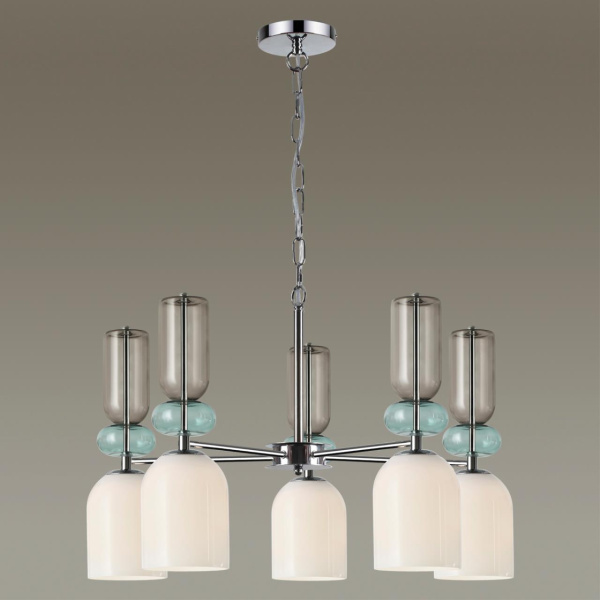 Люстра E27 5*40W 220V GILLIAN хром LUMION