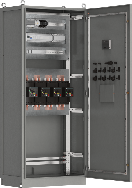 Система АВР 2 гр. от 2 ист. с секц. на ВА88 упр. эл.привод. ЭП35/37 с сист. упр. 24В DC