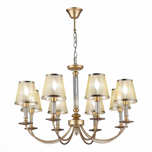 Люстра подвесная розовое золото/Розовое золото E14 8*60Вт SLE1115-203-08 EVOLUCE