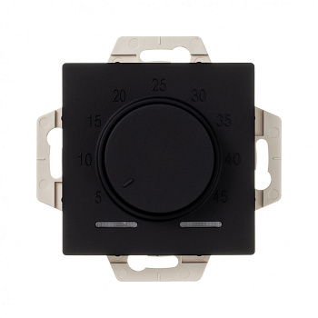 ATLASDESIGN Механизм термостат СУ электрон. теплого пола с датчиком 10А карбон IP20 Schneider Electric