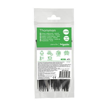 Хомут 120х2,5 ЧЁРНАЯ (100шт) Schneider Electric