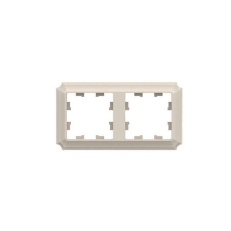 ATLASDESIGN ANTIQUE 2-постовая рамка, универсальная, бежевый Systeme Electric
