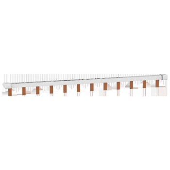 Шинка гребенчатая  1П 57МОД 63А разрезаемая 18ММ Schneider Electric