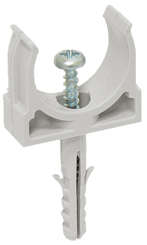 Держатель с защёлкой и дюбелем CT20 IEK