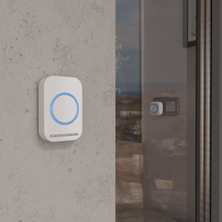 Звонок беспроводной 36M белый IP44 (a047175) Elektrostandard
