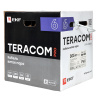 Кабель витая пара TERACOM PRO CAT,6 F/UTP 4 пары solid 23AWG оболочка PVC цвет серый (упак, 305м) EKF