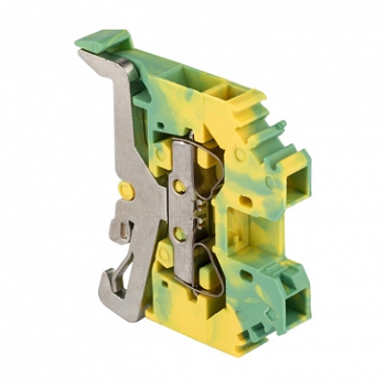 СНЯТ Колодка клеммная пружинная JXB-S-4 32А земля EKF