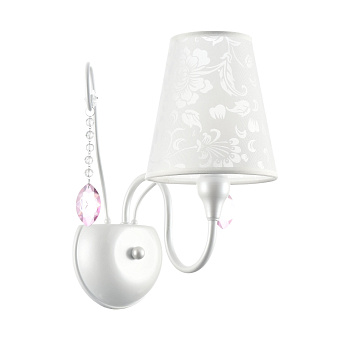 Бра 1*E14 40Вт Жемчужный белый IP20 Adelaide FR2306-WL-01-W Freya