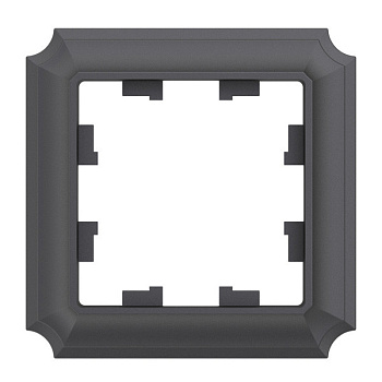 ATLASDESIGN ANTIQUE 1-постовая рамка, базальт Systeme Electric