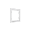 Рамка пластиковая Voltum S70 на 1 пост, (белый глянцевый)