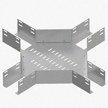 Лоток крестообразный перфорированный КМ 500х80 У3, окрашенный, S1,5